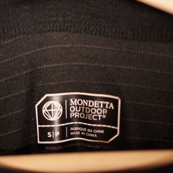 Mondetta Outdoor Project Tech Tee – Size S – Black – Anti-Odor - Picture 3 of 3